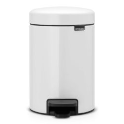 Brabantia 3 Litre New Icon Pedal Bin – White